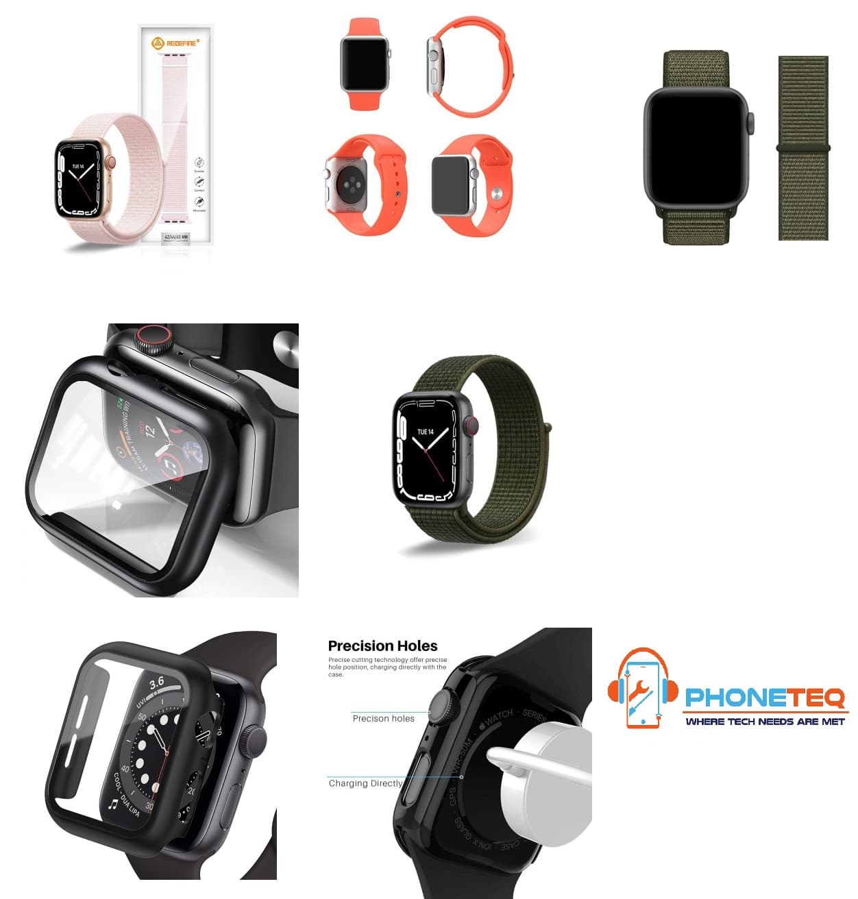 Apple watch case and bands - View 1
