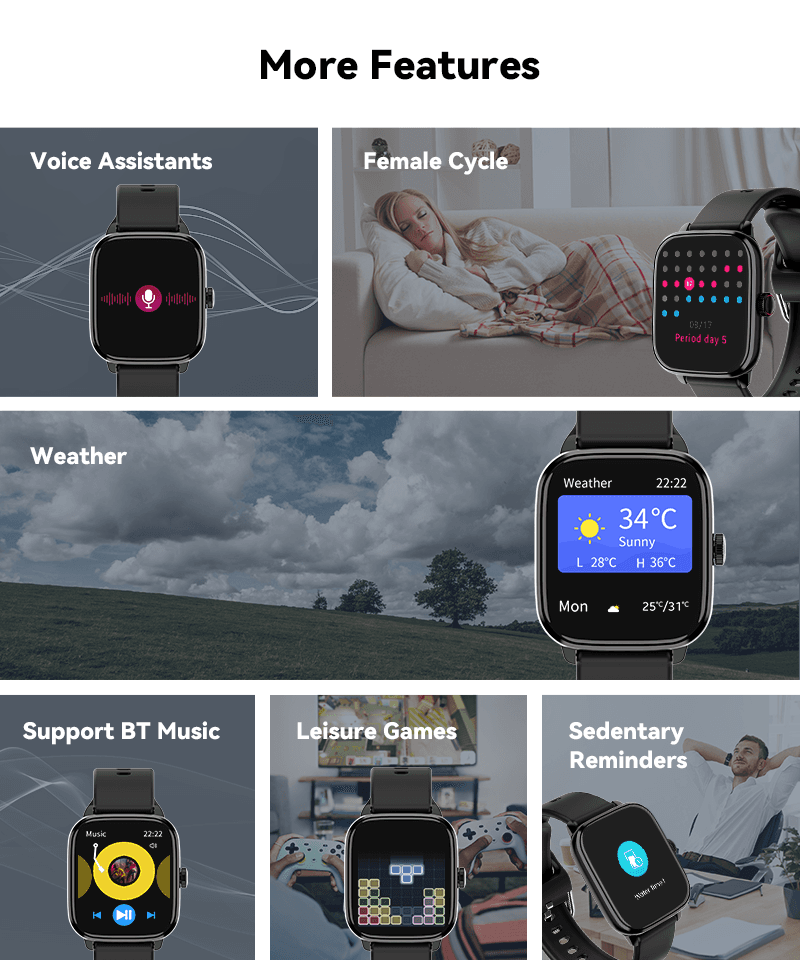 Smart Watch SM68 - Thumbnail 3