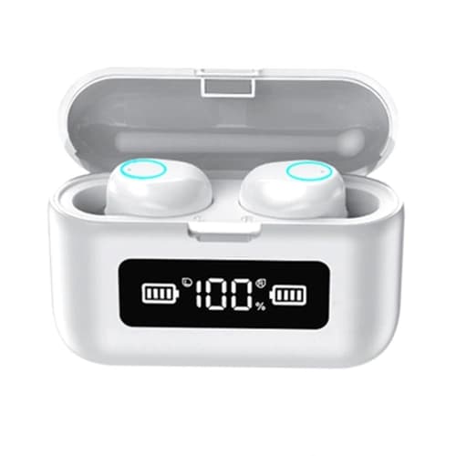 Wireless headphones LED display - View 1