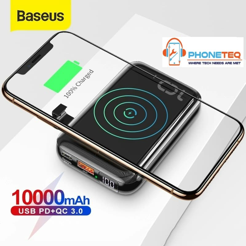 Fast charging Wireless Power Bank - View 1