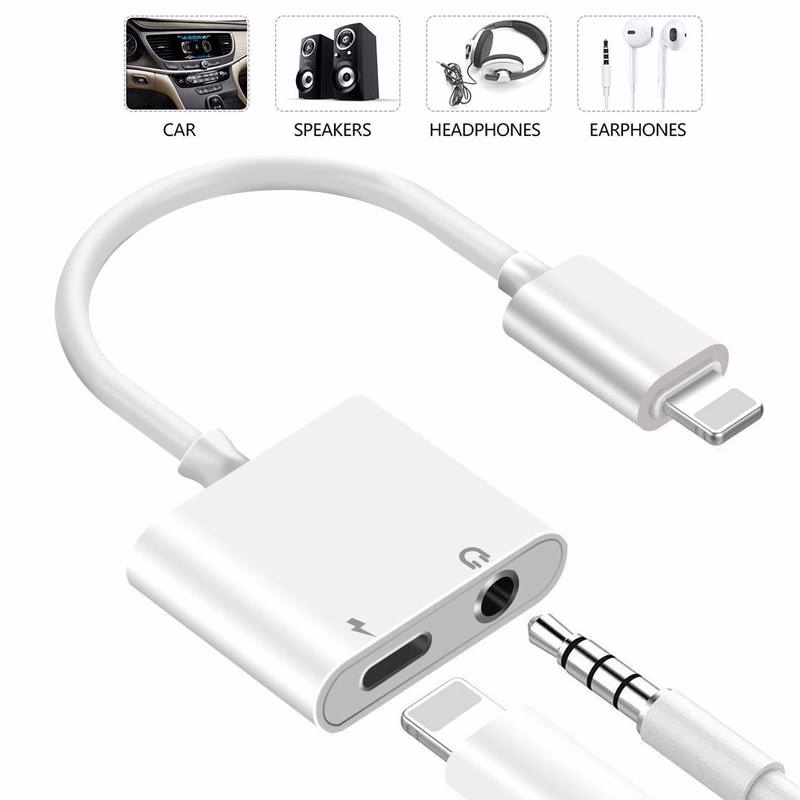 2 In 1 Lightning To 3.5mm Earphone Audio & Charger - View 1