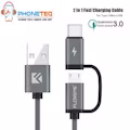 Type-C and android dual Usb cable - View 1